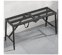 Plataforma de andamio ajustable, banco de trabajo plegable resistente, escalera portátil para lavado de coches, paneles de yeso y mejoras del hogar