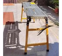 Plataforma de andamio ajustable resistente, banco de trabajo plegable para podar árboles, reparación de techos, pintura, mejoras del hogar