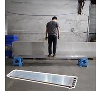 Plataforma de andamio de 310 pies, diseño antideslizante, versátil, accesorio de escalera de banco de trabajo para construcción segura, mejoras del hogar y proyectos de bricolaje