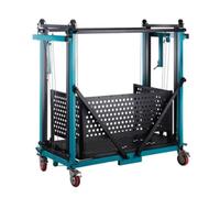 Plataforma de andamio Plataforma de escalada de trabajo de andamio con elevador eléctrico, torre de elevación de andamio multiusos con control remoto for decoración interior y exterior, construcción,