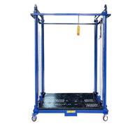 Plataforma de andamio Plataforma elevadora de andamios eléctrica con control remoto, máquina elevadora multifuncional for decoración de construcción interior, material de acero resistente Andamios móv