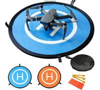 Plataforma de aterrizaje para dron, plegable y portátil de 30 pulgadas/75 cm, para DJI Pro, 2/3/4/Pro, dron RC, Pro, dron KARMA, DJI Mavi Air, y Mo