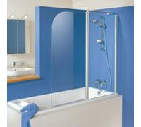 Plataforma de baño HSK Exklusiv con elemento fijo, tamaño: 130 x 140 cm, elemento fijo en el lado derecho, 446130-R-41-120, Cabinas de ducha: Aspecto cromado: Vidrio real TwinSeal