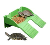 Plataforma De Bronceado para Tortugas | Con Portalámparas, Aqua,Roca De Lagarrado para Acuario,para Escalar, Enriquecimiento, Descanso, Coma, Sueño, Dragón Barbudo, Tortuga Terrestre,