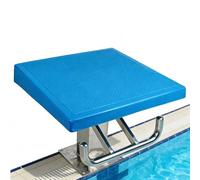 Plataforma de buceo para piscina, bloque de inicio de acero inoxidable, tabla de buceo inclinada de 15° de 19.7 x 19.7 pulgadas para piscinas