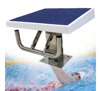 Plataforma de buceo para piscina, tabla antideslizante, carga de 600 libras, inclinación de 15°, para piscinas enterradas sobre el suelo