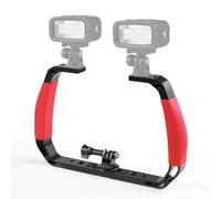 Plataforma de Buceo Submarino para Cámara de Acción, Bandeja de Carcasa de Cámara de Aleación de Aluminio, Empuñadura en Forma de U, Estabilizador para Yi, para Insta360, etc.