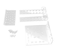 Plataforma de Descanso para Tortugas de acrílico Transparente y Grande, terraza de Descanso para Reptiles para Acuario o pecera, rampa de Escalada con Gancho Ajustable y diseño (TC)