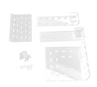 Plataforma de Descanso para Tortugas de acrílico Transparente y Grande, terraza de Descanso para Reptiles para Acuario o pecera, rampa de Escalada con Gancho Ajustable y diseño (Tuberculosis)