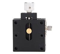 Plataforma de desplazamiento manual para ejes X de etapa lineal, mesa deslizante con alimentación por tornillo y escala, guía en forma de de paloma para instrumentos ópticos y (40X40mm)