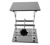 Plataforma de elevación de aluminio para mesas de enrutador utilizada en grabado de carpintería y posicionamiento de equipos científicos con construcción de base estable (8 cinh)