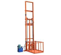 Plataforma de elevación eléctrica, elevador de carga industrial montado en la pared, elevación hidráulica de carga de 2200 libras para uso de carga en fábricas y logística