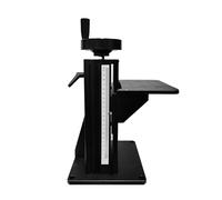 Plataforma de elevación manual de columna, aleación de aluminio, eje Z, altura ajustable, capacidad de carga 50 kg, mesa deslizante para experimentos ópticos