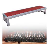 Plataforma de escalera de coro portátil de 1/2/3 niveles, escalones de canto para aula, iglesia, soporte de escalera de podio, escalones escalonados de 2 niveles