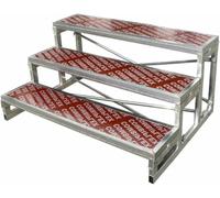 Plataforma de escalera de coro portátil, elevadores de escenario resistentes y resistentes, escalones de canto fáciles de montar para conciertos, eventos comunitarios