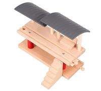 Plataforma de Estación de Simulación Doble Cubierta para Trenes Juguete Educativo para Accesorio de Escena Tren Desarrollo de Imaginación