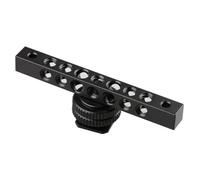 Plataforma de extensión de montaje de zapata de liberación rápida para accesorios de cámara DSLR, luz de video LED, micrófono, clip de teléfono, adaptador de equipo