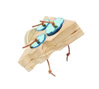 Plataforma de forraje para loros, mordeduras de inteligencia, soporte de madera natural para loros, tortolitos, comederos interactivamente para pájaros