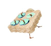 Plataforma de forraje para loros, mordeduras de inteligencia, soporte de madera natural para loros, tortolitos, tortolitos, taza de alimentación