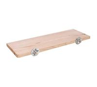 Plataforma de Madera, Hecha de Madera de, Segura para Masticar, Hacer Ejercicio, Ideal para Hámster, Chinchilla, Rata con Más Espacio y Salud Mental, Tabla de Pedal con Nueces y