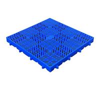 Plataforma de plástico azul que entrelaza cocina a prueba humedad 2"H varios tamaños(60x60x5cm)