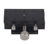 Plataforma de posicionamiento manual SPXDTS90, etapa deslizante 90x40 mm, recorrido ±35 mm - Alta precisión 0,01 mm, aluminio anodizado, guías de milano para instrumentos