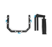 Plataforma de producción de vídeo con caja mate y sistema de enfoque manual para cámaras DSLR. Kit completo de soporte para hombros. Soporte de