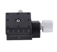 Plataforma de recorte manual de de milano HTB25 - A, etapa deslizante de eje X de alta precisión, guía lineal de aleación de aluminio con operación de perilla para equipos