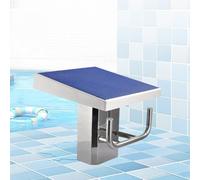 Plataforma de salto inclinada para competición de natación, bloque de inicio de buceo de un solo paso con mango de retroceso, carga de acero inoxidable resistente de 280 kg