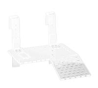 Plataforma de secado de tortugas pequeñas para mascotas, reptiles, tortugas, escaladas, decoración acrílica, decoración de hábitat, plataforma grande para tortugas, transparente para acuarios grandes