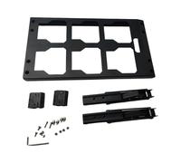 Plataforma de taller retráctil con estructura de acero grueso que se adapta a sistemas de almacenamiento de herramientas de módulo, superficies estables para proyectos de manualidades, fácil gestión