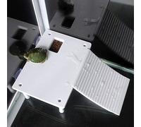 Plataforma de Tortuga, Rocas no tóxicas, con Recipiente de Comida para Tortugas acuáticas tritón, Ranas para Tortugas de Acuario