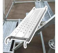 Plataforma de trabajo antideslizante para escaleras y andamios, tablón de acero ajustable para herramientas de escalón seguras y personalizables