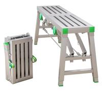 Plataforma de trabajo, Banco de soldadura portátil para lavado de vehículos, limpieza de ventanas y decoración, capacidad de 880 lb(B,200x40cm)