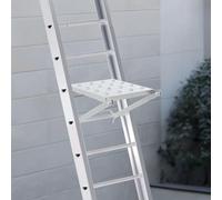 Plataforma de trabajo, escalera colgante, hasta 150 kg, plegable de acero