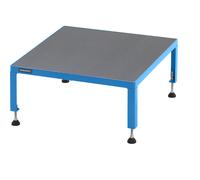 Plataforma de trabajo, margen de ajuste de altura entre 255 - 320 mm eurokraft pro, con panel contrachapado antideslizante