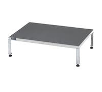 Plataforma de trabajo, margen de ajuste de altura entre 255 - 320 mm eurokraft pro, con panel contrachapado antideslizante