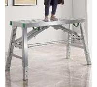 Plataforma de trabajo plegable Adjuble, capacidad de 400 kg, escalera de andamio resistente, taburete de construcción portátil, ideal para mejoras del hogar y uso profesional