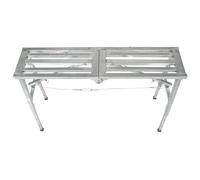 Plataforma de Trabajo Plegable Ajustable, Carga Máxima 200 Kg, Pared de Tubería Engrosada, Aleación de Aluminio Galvanizada, Tamaño 120 X 30 X 90 Cm