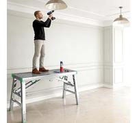 Plataforma de Trabajo Plegable for Andamios, Plataforma de Trabajo de Altura Ajustable, para escaleras Exteriores del hogar, para Pintar, Limpiar y Mejorar,001,180cm