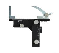 Plataforma de traducción XY de etapa mecánica de microscopio con diapositiva de calibrador Vernier, soporte de muestra de aluminio, control de perilla manual, medidor de precisión de 0.1 mm para