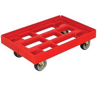 Plataforma de transporte (610 x 410 mm, 4 LR), color rojo