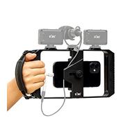 Plataforma de Video para teléfono Inteligente con Correa para la muñeca, estabilizador de teléfono, Jaula de Plataforma de filmación portátil para Vlogging Youtube Tiktok, para iPhone 13 12 11 X XS