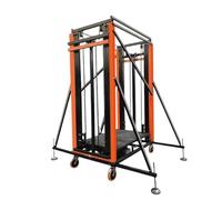 Plataforma elevadora de andamios eléctricos Andamio eléctrico automático multifuncional con control remoto, elevador móvil plegable(4M)