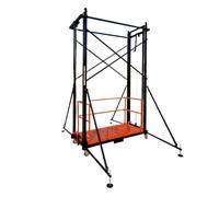 Plataforma elevadora de andamios eléctricos Andamio elevador eléctrico con control remoto, polipasto hidráulico móvil for decoración interior y exterior(3m)