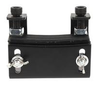 Plataforma Elevadora de Bombo de Metal Ajuste Ergonómico, para Batería | Superficie Lisa Acabado Fino, Contacto Antideslizante, 1 Pieza Negra, para Práctica y Directo