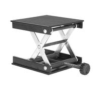 Plataforma elevadora de Laboratorio Industrial 3,5 × 3,5 Pulgadas Mesa elevadora Ajustable Soporte de Tijera de Laboratorio Soporte de Plataforma Soporte de Nivel Jack para Mesa