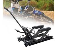 Plataforma elevadora de motocicleta, mesa elevadora eléctrica ajustable para reparación y mantenimiento de motocicletas