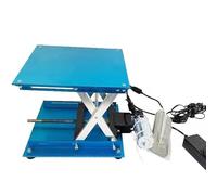 Plataforma elevadora eléctrica, 250 x 250 mm, óxido de aluminio, capacidad de carga de 30 kg, altura ajustable, soporte de laboratorio para uso industrial, equipo de elevación