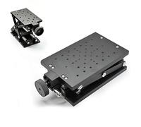 Plataforma Elevadora Manual De Aleación De Aluminio, Mesa De Eje Z De Tijera; Recorrido De 110 Mm/4,33 Pulgadas. Elevador De Etapa Lineal De Precisión De Carga De 30 Kg/66 Lb Para Accesorios